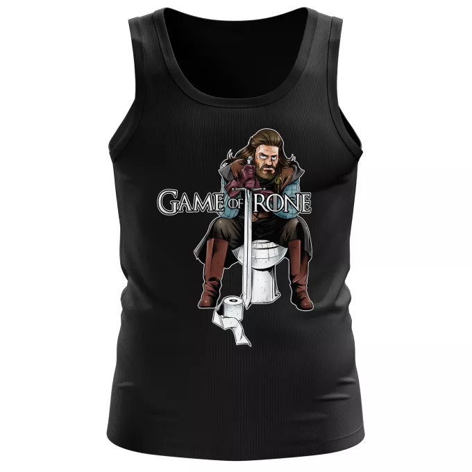 Débardeurs Hommes Parodie Game of Thrones Game Of Trone... Euh... - Eddard Stark