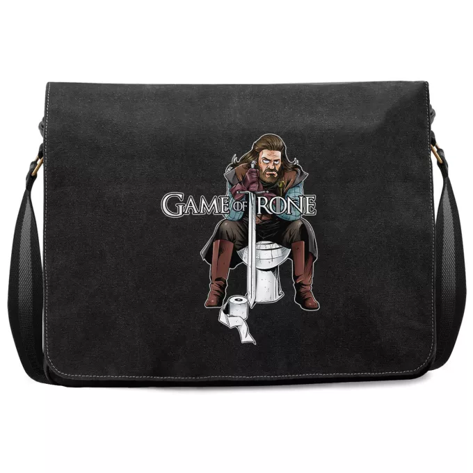Sac à Bandoulière Premium Parodie Game of Thrones Game Of Trone... Euh... - Eddard Stark