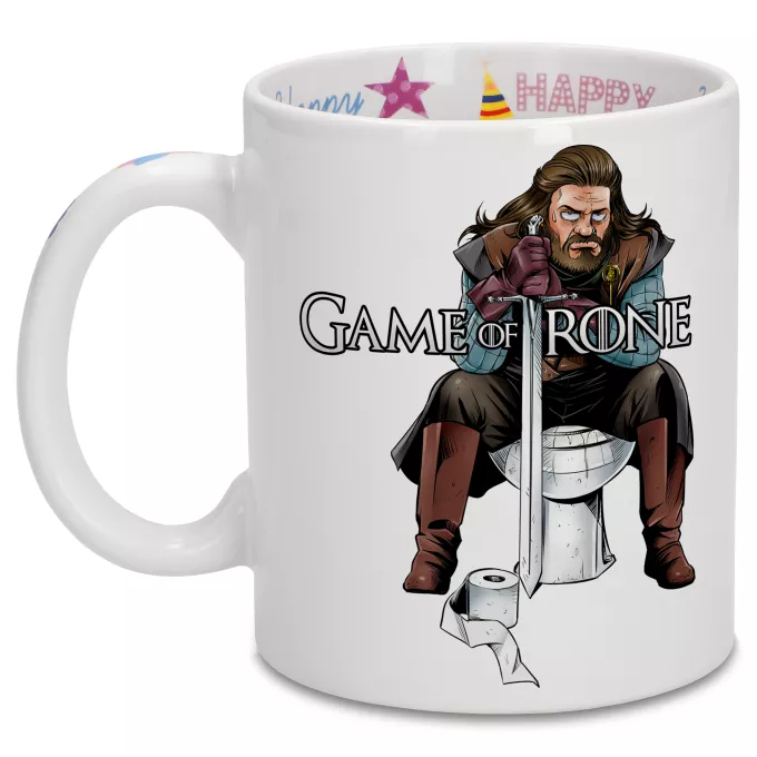 Mugs Anniversaire Parodie Game of Thrones Game Of Trone... Euh... - Eddard Stark