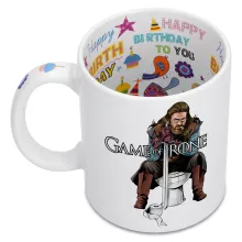 Mug Eddard Stark « Game Of Trone... Euh... » – Parodie Game of Thrones