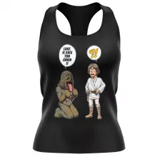Débardeur Femme Luke Skywalker « Luke, je suis ton chien (Epoque 1ère Trilogie) » – Parodie Star Wars