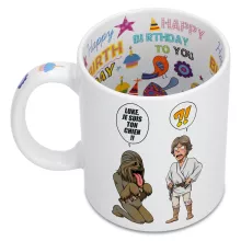 Mug Luke Skywalker « Luke, je suis ton chien (Epoque 1ère Trilogie) » – Parodie Star Wars