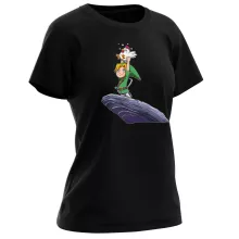 Link T-shirt för kvinnor “Link och Cucco” – Parodi Zelda