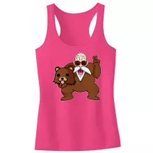 Master Roshi Girls Kids Tank Top – Dragon Ball parody