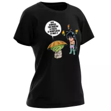 T-shirt Femme Shiryu « Un maître en congés... » – Parodie Star Wars