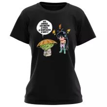 T-shirt Femme Shiryu « Un maître en congés... » – Parodie Star Wars