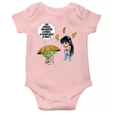 Body bébé (Filles) Shiryu « Un maître en congés... » – Parodie Star Wars