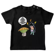 T-shirt bébé Shiryu « Un maître en congés... » – Parodie Star Wars