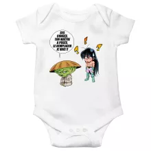 Body bébé Shiryu « Un maître en congés... » – Parodie Star Wars