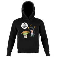 Sweat à capuche Enfant Shiryu « Un maître en congés... » – Parodie Star Wars