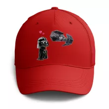 Darth Vader SD Caricature Cap “Darth Vader SD Caricature and his TIE Fighter Mini Drone” – Star Wars parody