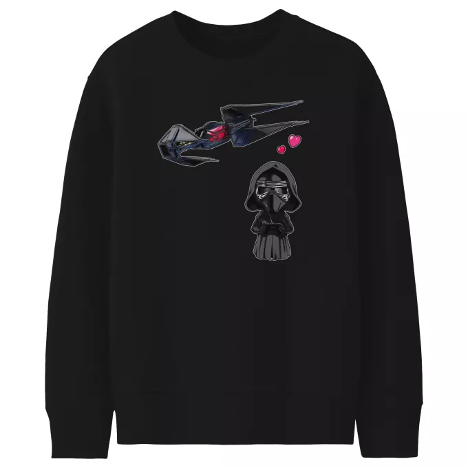 Tröjor för barn Parodi Stjärnornas krig Tecknad SD Kylo Ren och TIE Silence Mini Drone