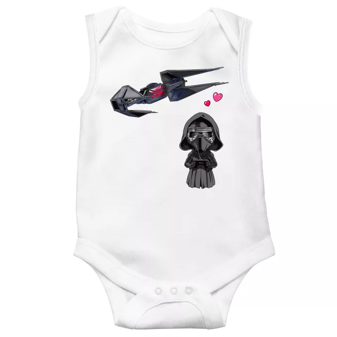 Body baby Ärmlös Parodi Stjärnornas krig Tecknad SD Kylo Ren och TIE Silence Mini Drone
