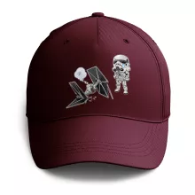 Casquette Caricature SD Stormtrooper « Drone Mania : Le cadeau d'anniversaire d'un Stormtrooper » – Parodie Star Wars