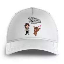 Han Solo Kinder Kappe “Han Solo und Chewbacca SD Karikaturen und Das Falcon Millenium Mini Drone” – Parodie auf Star Wars