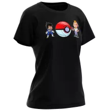 T-shirt Femme Végéta « Pimp My Capsule ! » – Parodie Pokémon