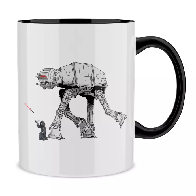 Tazze Mug Paoridia Star Wars Palpatine aka Darth Sidious e il suo AT-AT cane robot