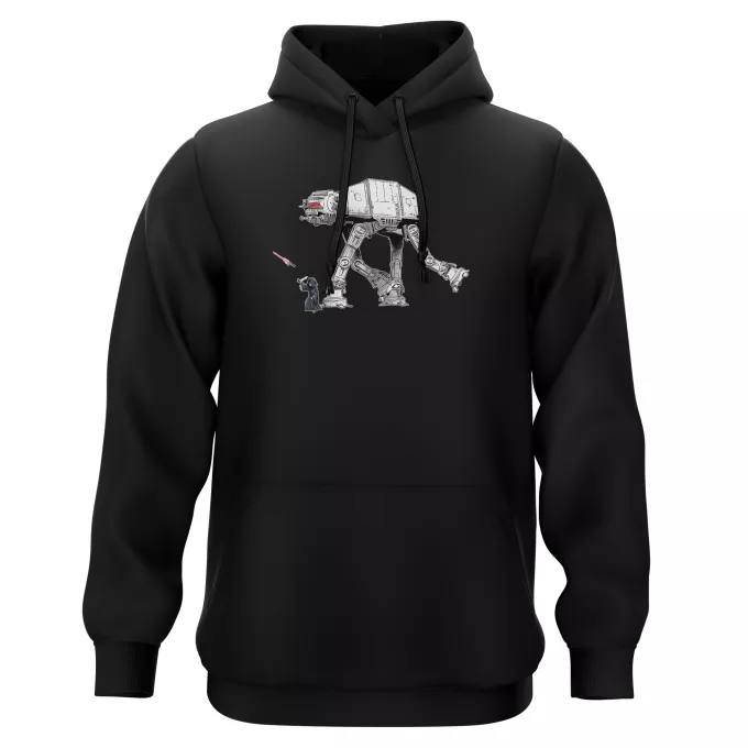Felpe con cappuccio Paoridia Star Wars Palpatine aka Darth Sidious e il suo AT-AT cane robot