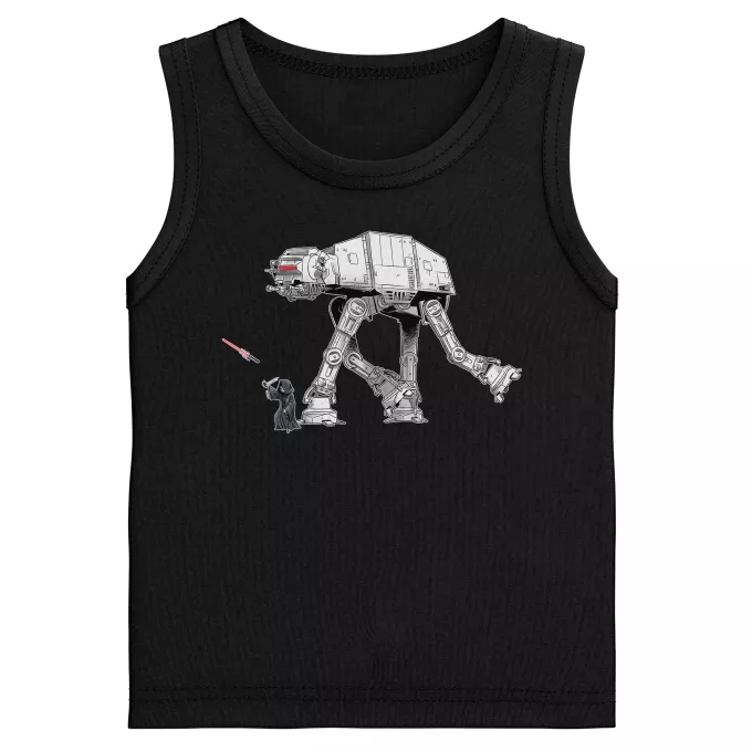Canotte da bambini e ragazzi Paoridia Star Wars Palpatine aka Darth Sidious e il suo AT-AT cane robot