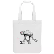 totebag Palpatine “Palpatine aka Darth Sidious e il suo AT-AT cane robot” – Parodia dei Star Wars