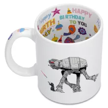 Tazza Palpatine “Palpatine aka Darth Sidious e il suo AT-AT cane robot” – Parodia dei Star Wars