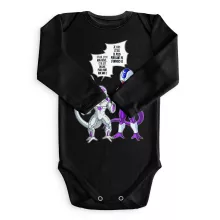 Body bébé manches longues Freezer « La vérité n'est jamais simple... » – Parodie Dragon Ball Z