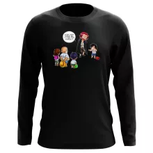 T-Shirt à manches longues Luffy « C'est lui ! » – Parodie One Piece