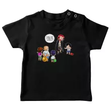 T-shirt bébé Luffy « C'est lui ! » – Parodie One Piece