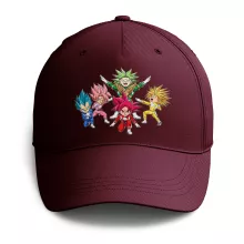 Gorra Son Gokū “Son Gokū, Vegeta, Broly, Black Goku, Trunks X Power Rangers” – Parodia de Dragon Ball Super