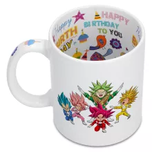 Mug Sangoku « Full Power Rangers de l'Espace ! » – Parodie Dragon Ball Super