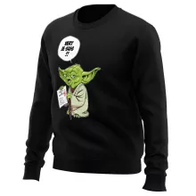Pull Yoda « Vert, je suis !! » – Parodie Star Wars