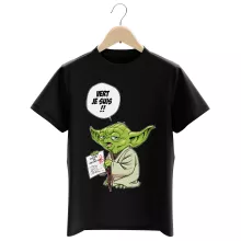 T-shirt Enfant Yoda « Vert, je suis !! » – Parodie Star Wars
