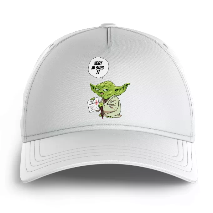 Casquettes Enfants Parodie Star Wars Vert, je suis !! - Yoda