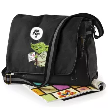 Sac à bandoulière Yoda « Vert, je suis !! » – Parodie Star Wars