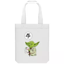 totebag Yoda « Vert, je suis !! » – Parodie Star Wars