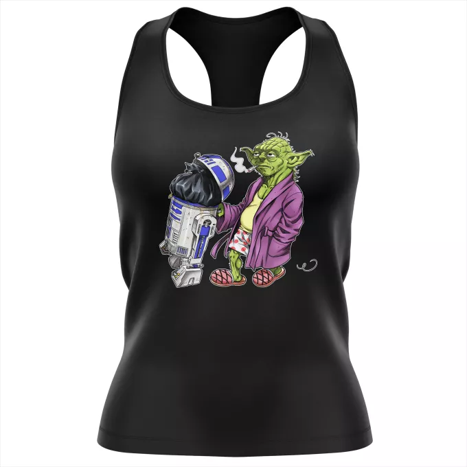 Canotte da Donne Paoridia Star Wars R2-D2 e Yoda