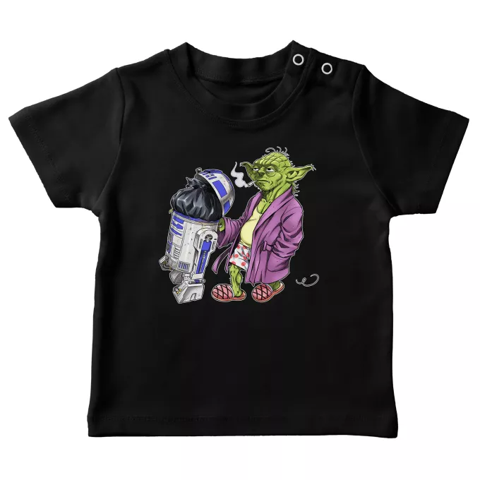Magliette bebè Paoridia Star Wars R2-D2 e Yoda