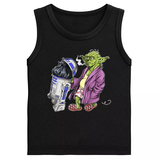 Canotte da bambini e ragazzi Paoridia Star Wars R2-D2 e Yoda