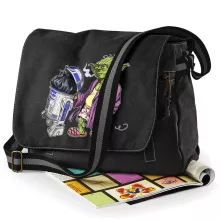 R2-D2 Messenger Bag “R2-D2 and Master Yoda” – Star Wars parody