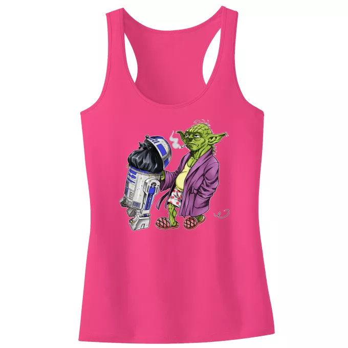 Canotte per bambine e ragazze Paoridia Star Wars R2-D2 e Yoda