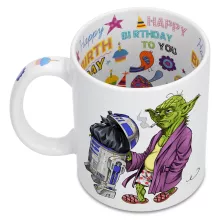 Tazza R2-D2 “R2-D2 e Yoda” – Parodia dei Star Wars