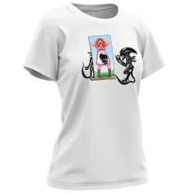 Women T-shirt – Alien parody