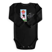 Lange mouwen Babyromper – Alien parodie