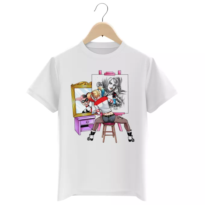 Boys Kids T-shirts Parody of Batman;Dark Night Harley Quinn