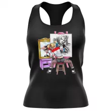 Harley Quinn Women's Tank Top – Batman;Dark Night parody