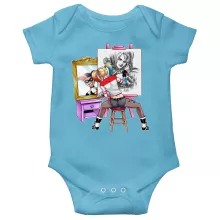 Harley Quinn Baby Bodysuit – Batman;Dark Night parody