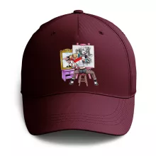 Casquette Harley Quinn « Psycho Autoportrait... » – Parodie Batman