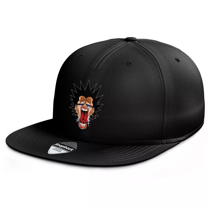 Casquette Rap Snapback Parodie Manga Design Grimaces Baka - Les Rois de la Grimace Vol.4