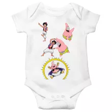Majin Boo Baby Strampler “Majin Boo, Patrick Star und Aladdin” – Parodie auf Dragon Ball Super