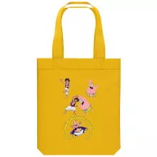 Borsa Tote Bag in cotone organico Parodie di Manga